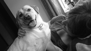 Hund viser sin kjærlighet og redder sin eier fra epileptisk anfall